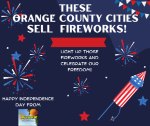 ORANGE COUNTY CITIES SELLING FIREWORKS