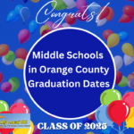 Middle School Graduation Dates in Orange County